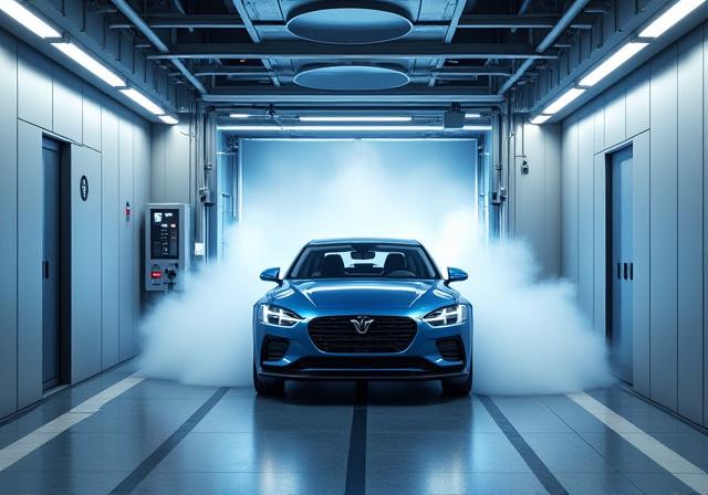 Indersiden af VectorWash vaskehal med moderne udstyr